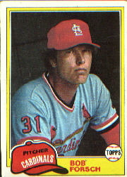 1981 Topps Baseball Cards      140     Bob Forsch